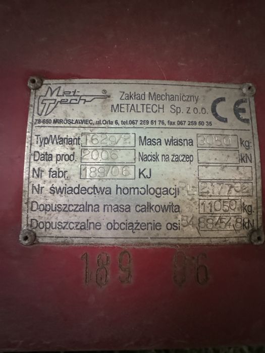 Przyczepa Metaltech