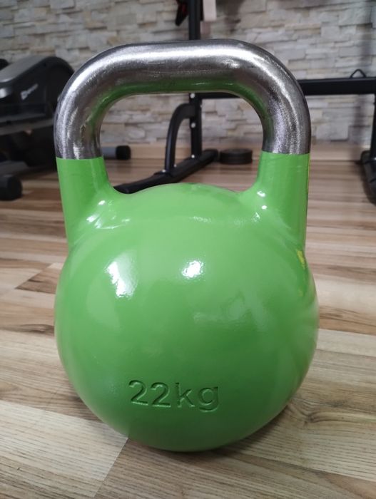 Kettlebell 22kg girya stalowy turniejowy.