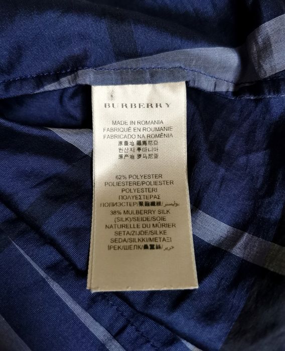 BURBERRY koszula jedwabna