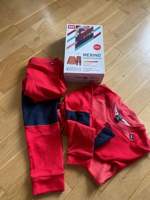 Bielizna merino 100%  Helly Hansen rozm 128/134