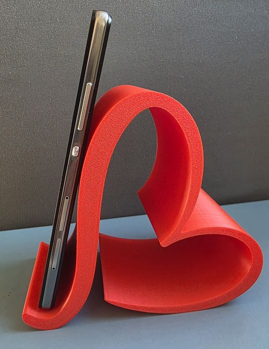 Suporte para telemóvel em forma de coração – suporte decorativo