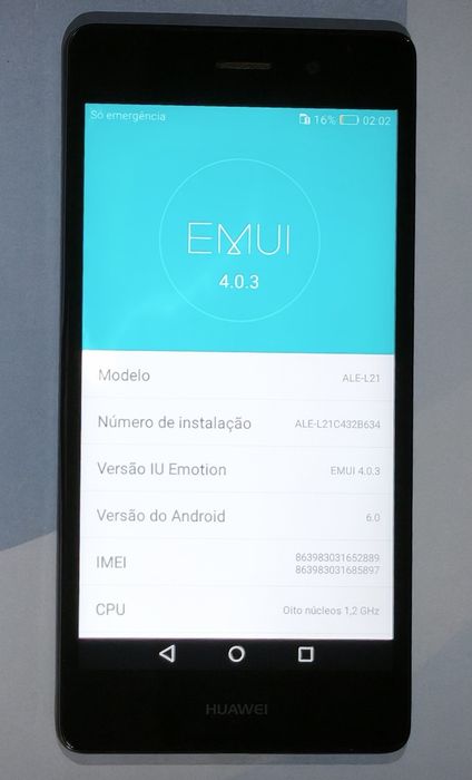 Smartphone Huawei P8 Lite 2016