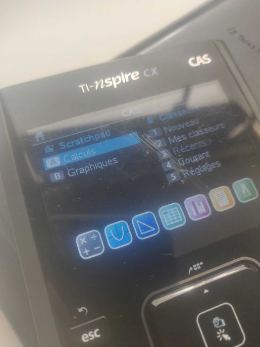 Calculadora texas t1 - nspire cx cas