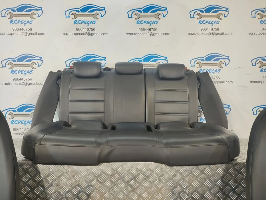 BANCOS PELE SINTÉTICA AUDI A4 B8 FRENTE FRONTAL TRASEIRO TRÁS AIRBAG