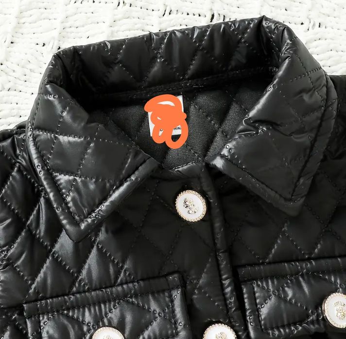 Czarny komplet dla dziewczynki