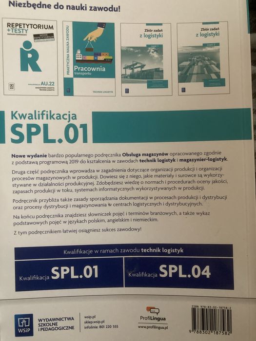 podrecznik do nauki zawodu logistyk cz. 1 i 2