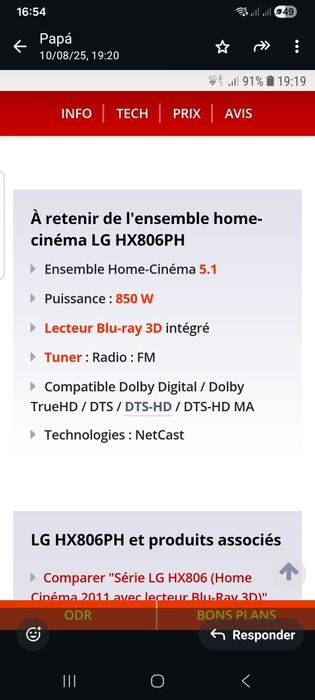 Kit de Colunas e Blueray usados