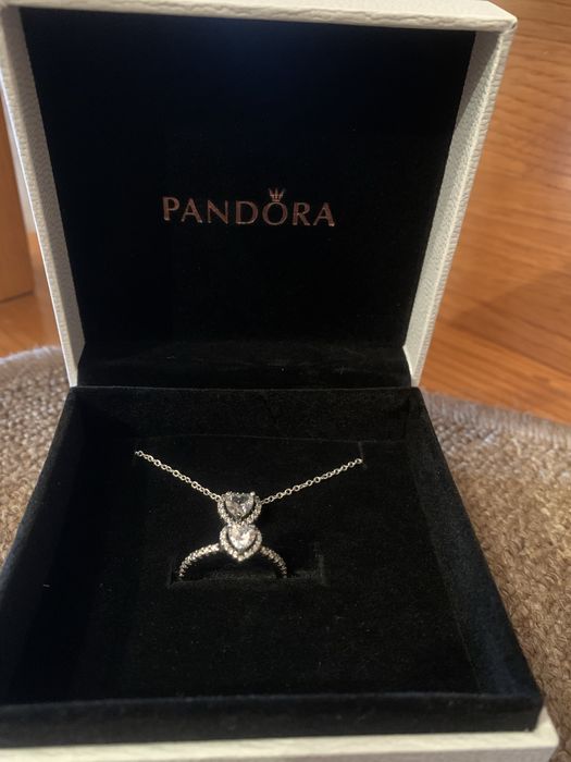 Комплект ПАНДОРА Каблучка + Кулон Pandora