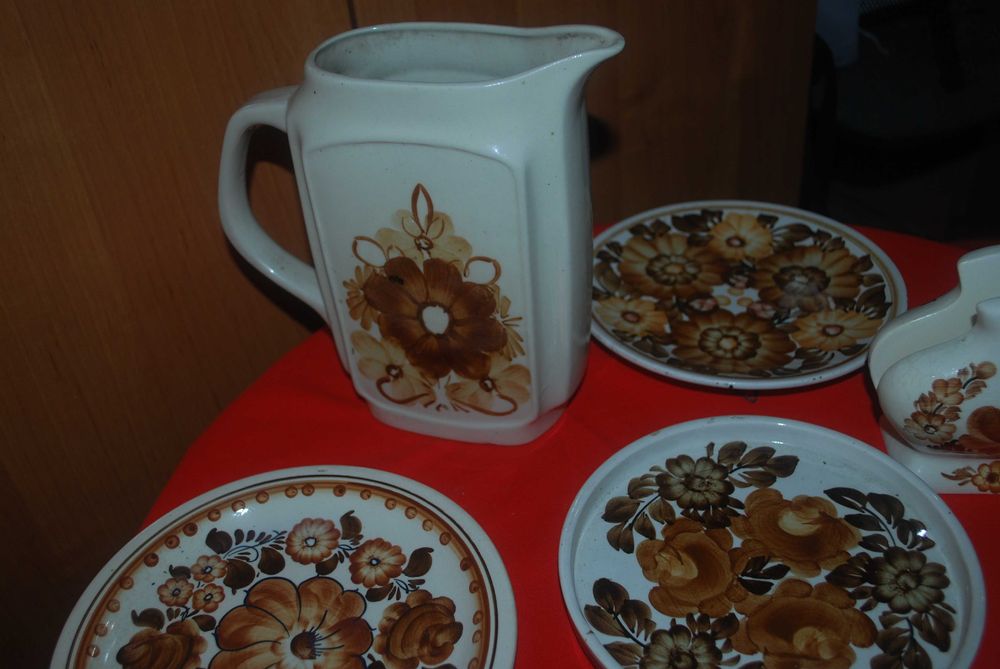 Porcelana , fajans , ceramika z okresu PRL Zestaw 4