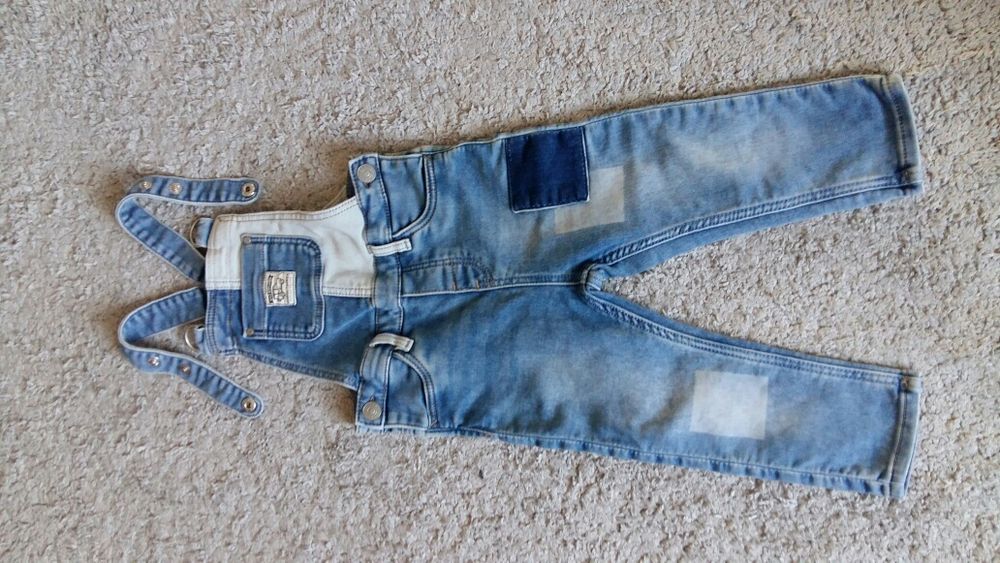 Ogrodniczki jeansowe H&M