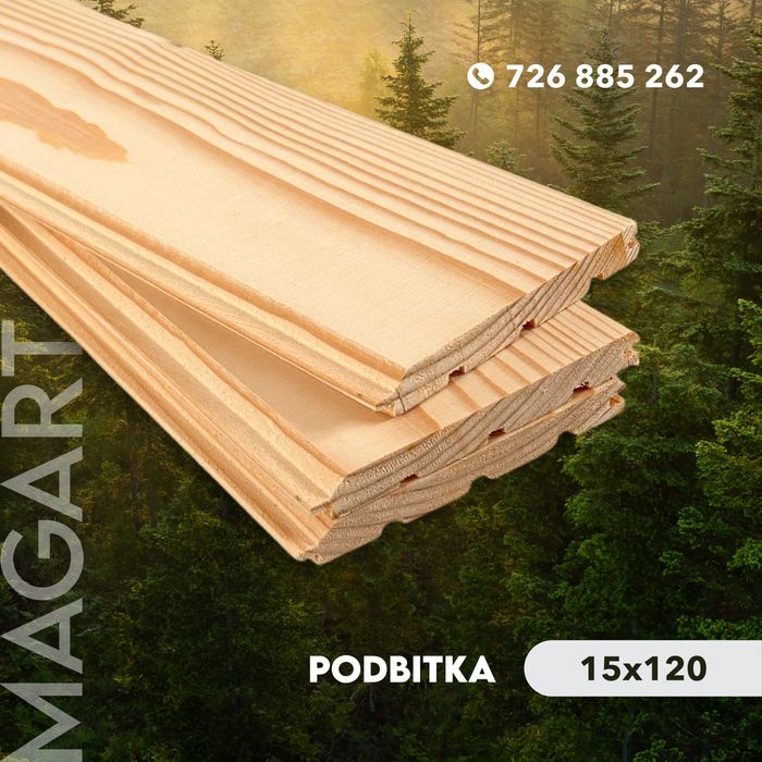 Podbitka dachowa/ boazeria / deska elewacyjna/ deska tarasowa