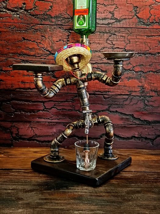 Stojak pod alkohol, nalewak, dozownik do alkoholu "Amigo" z licznikiem