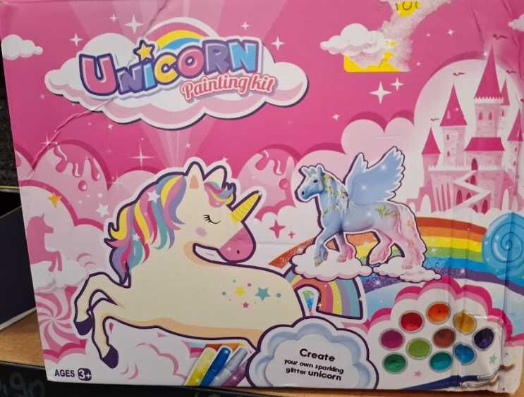 Zestaw Figurek Jednorożcy i Koni do Malowania