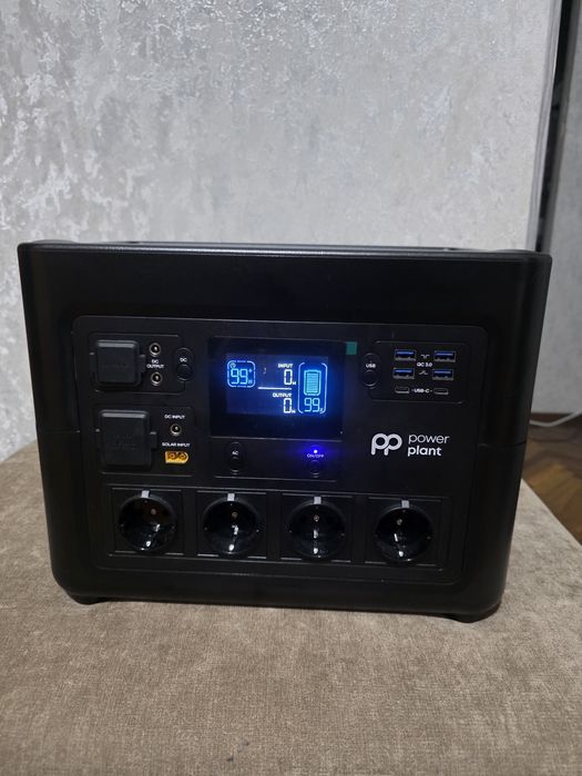 Зарядна станція, павербанк Power Plant 1800w  1.5 кв  2025 рік