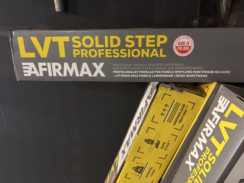 Podkład pod panele winylowe Afirmax Solid Step Professional - 1 mm