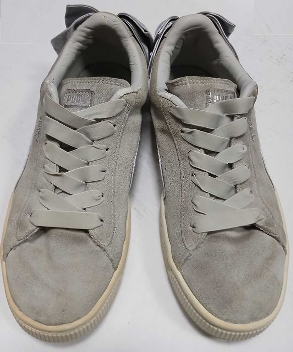 Sapatilhas c/ laço Puma Basket Bow New School Suede Classic — n.º 35