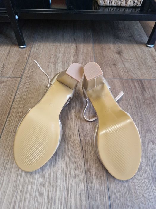 Złote buty na platformie 37 NOWE