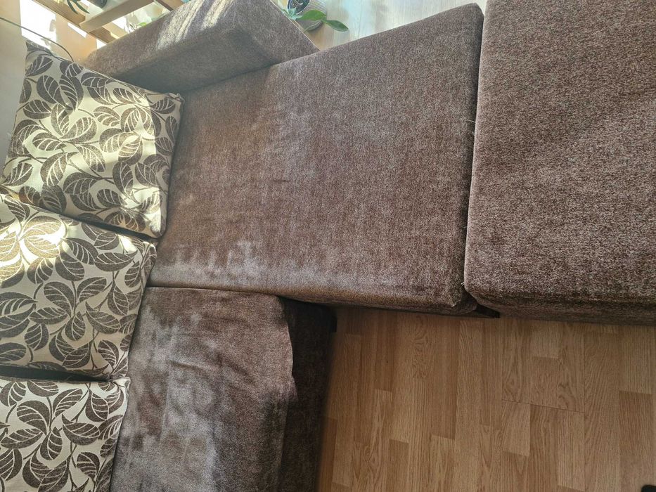 Narożnik pufa 2 x fotel komplet gratis stolik kawowy