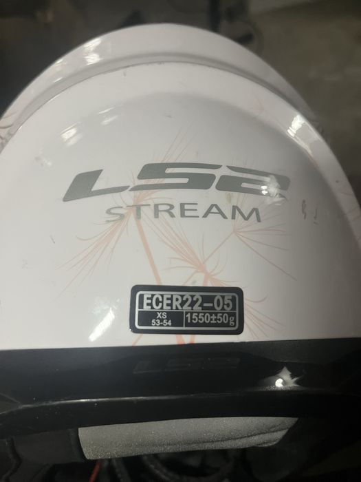 Capacete LS2 cor de rosa XS