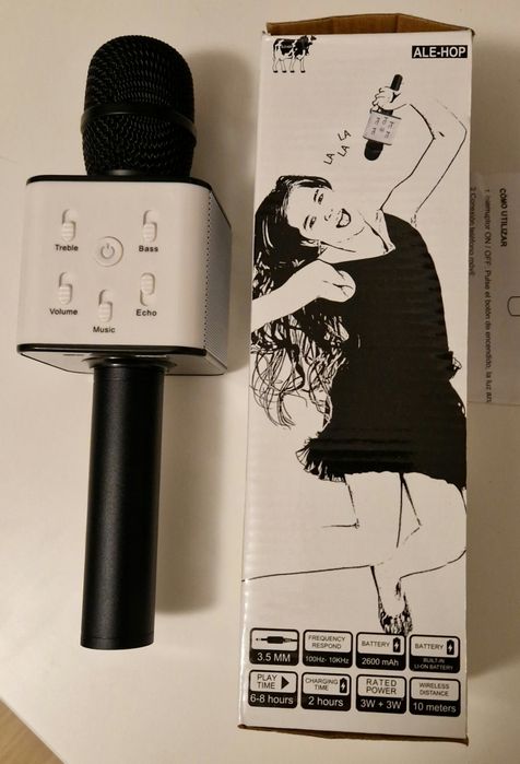 Microfone sem fios da Ale-Hop