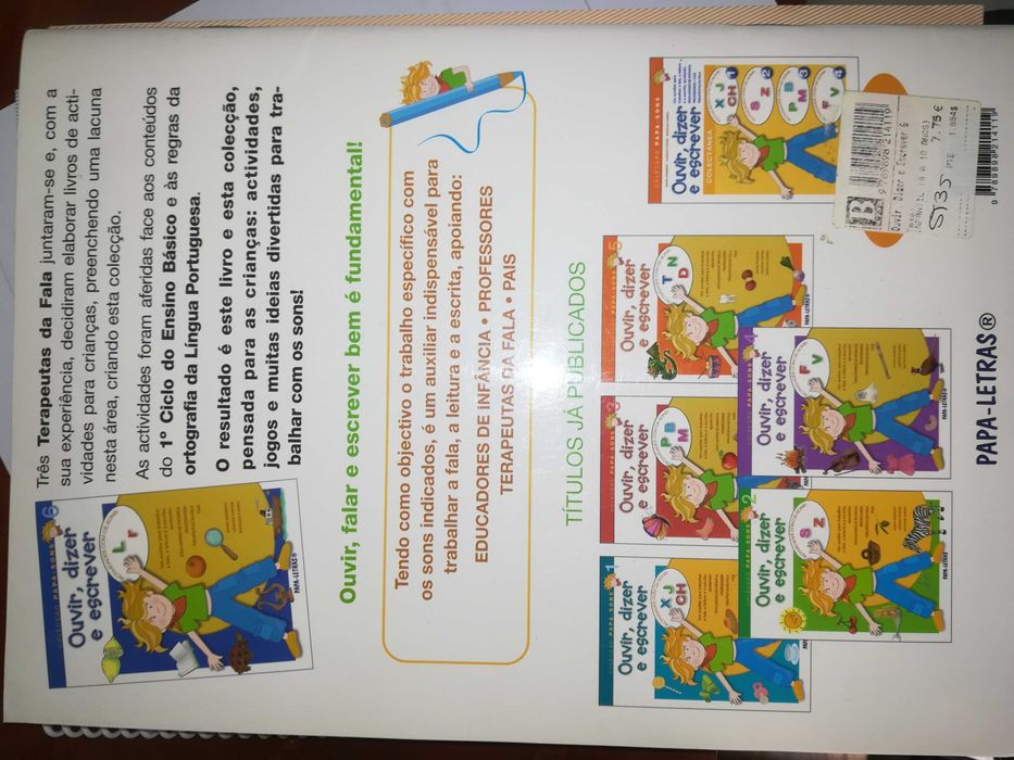 Ouvir, dizer e escrever - L R - Dislexia