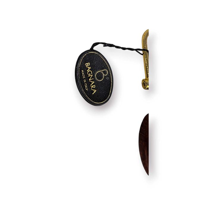 Porta-Chaves BAGNARA – Signo Capricórnio – Madeira e Metal Dourado