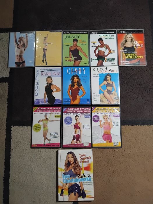 Porządki domowe treningi fitness na płytach DVD