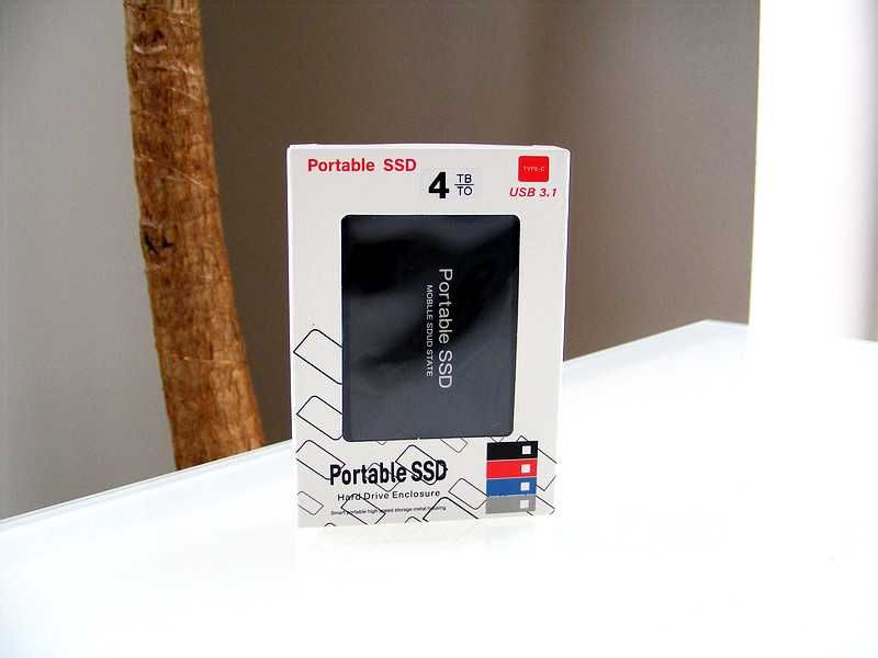 Nowy Dysk zewnętrzny 4TB (4000 GB, micro USB oraz USB-C)