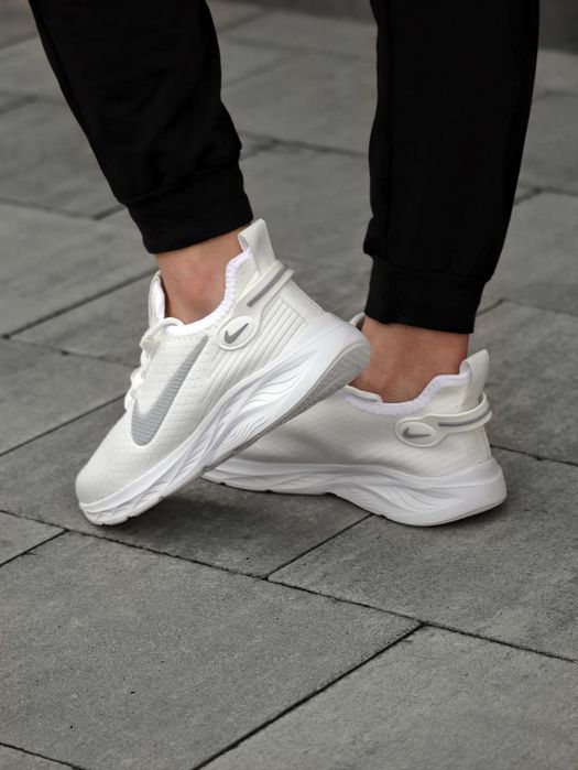 Кросівки Кроссовки Nike Мужские White Grey Серый Белый Сірий Білий Кросовки демісезон