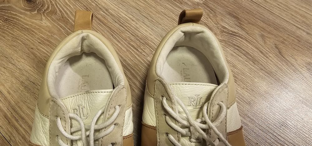 Ralph Lauren buty damskie rozmiar 36 wkładka 23,6cm używane beżowe