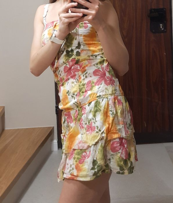 Letnia sukienka w kwiaty na lato xs