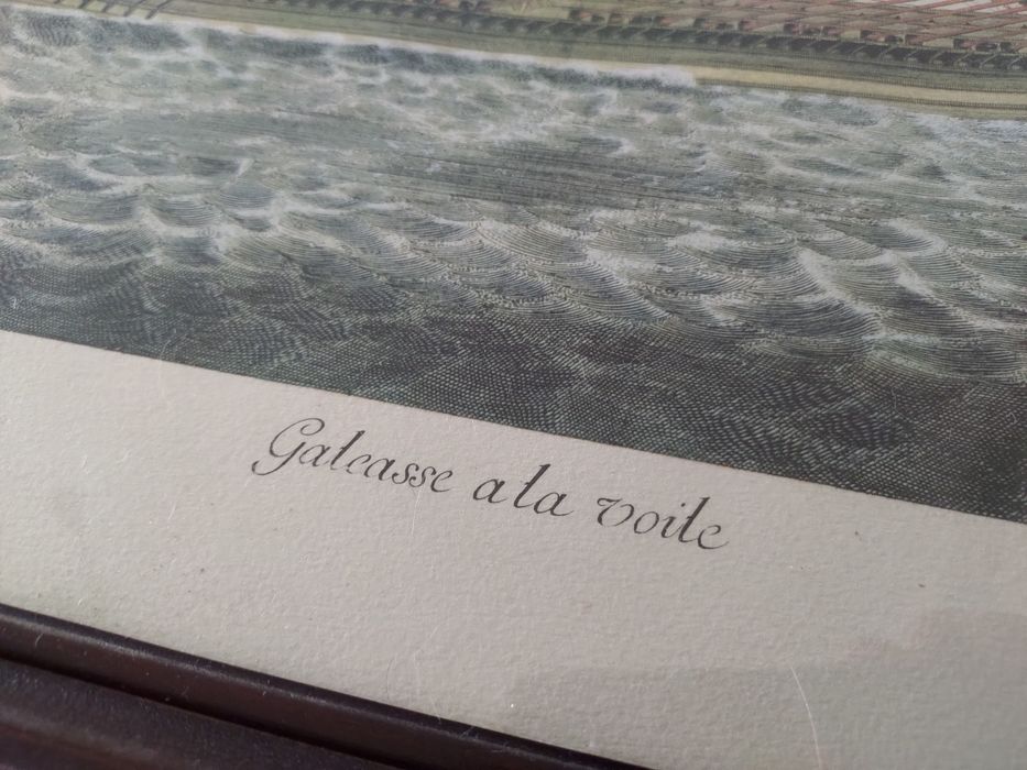 Quadro Galeasse a lá voile
