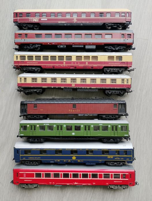 Conjunto 8 carruagens, Roco, Lima, Jouef, Hornby, H0 1:87