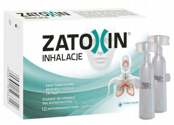 Zatoxin Inhalacje Roztwór Do Inhalacji 10 Ampułek