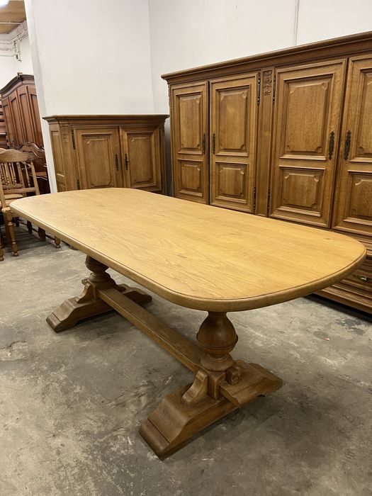 Dębowy stół z 6 krzesłami/lite drewno/Raty