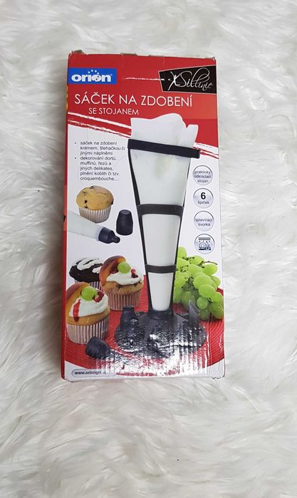 Rękaw cukierniczy worek silikonowy do dekoracji ciast tortów zestaw