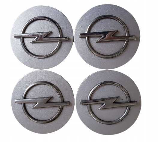 Opel 59 mm Srebrne Dekle Dekielki