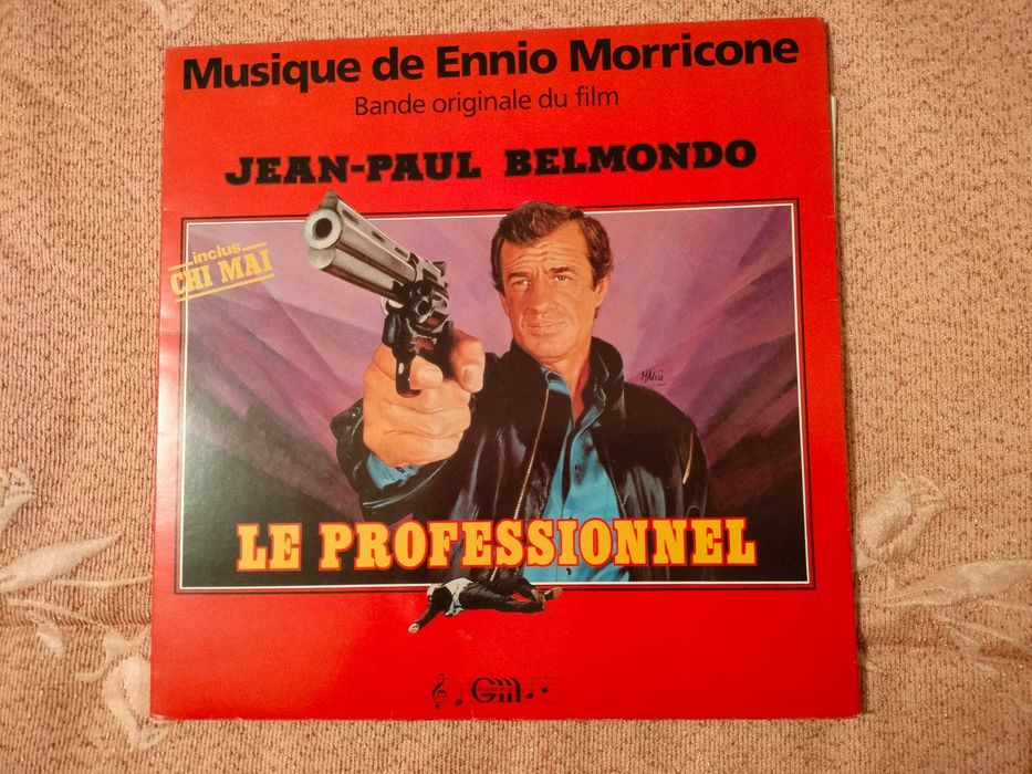 Disco Vinil 1981 Ennio Morricone " Le Professionnel"