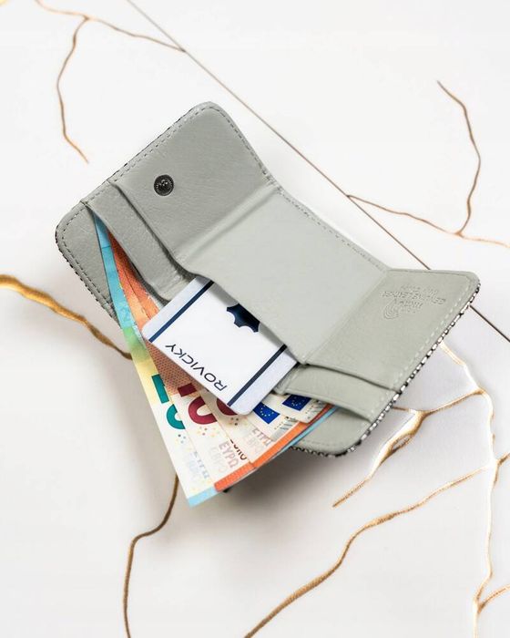 mały portfel damski ze skóry naturalnej - lorenti