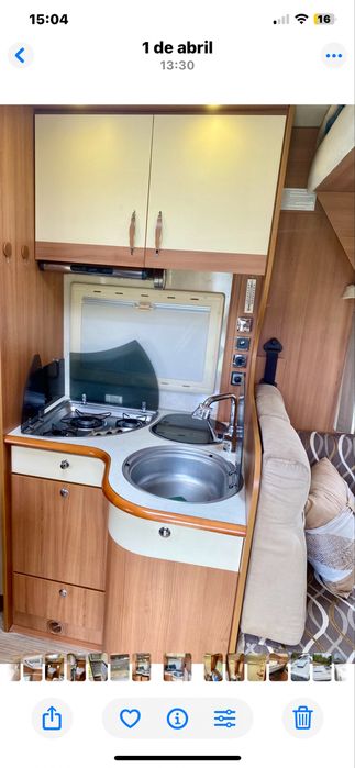 Autocaravana , em Albufeira 2012 , Rapido 776 FF , perfilada , 95000 km fiat ducato