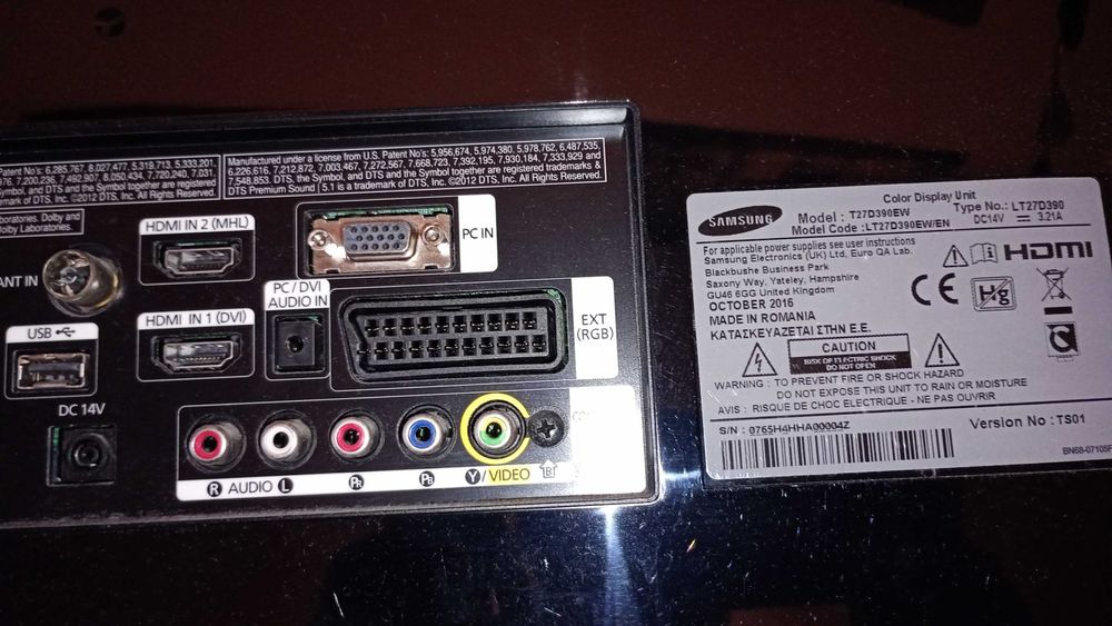 monitor Samsung T27D390EW 27" czytaj opis