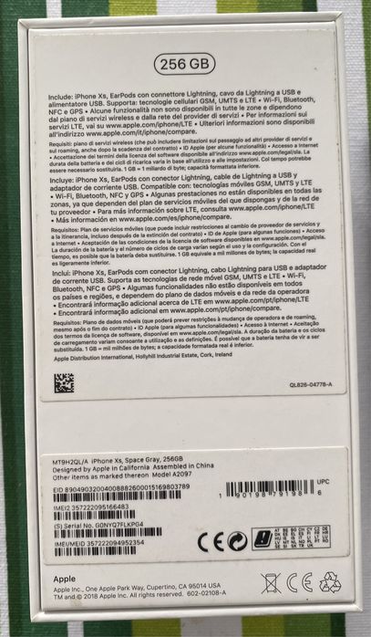 iPhone XS 256 GB como novo!