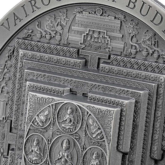 VAIROCHANA BUDDHA MANDALA Archeology Symbolism Antiqued Mongolia 2022