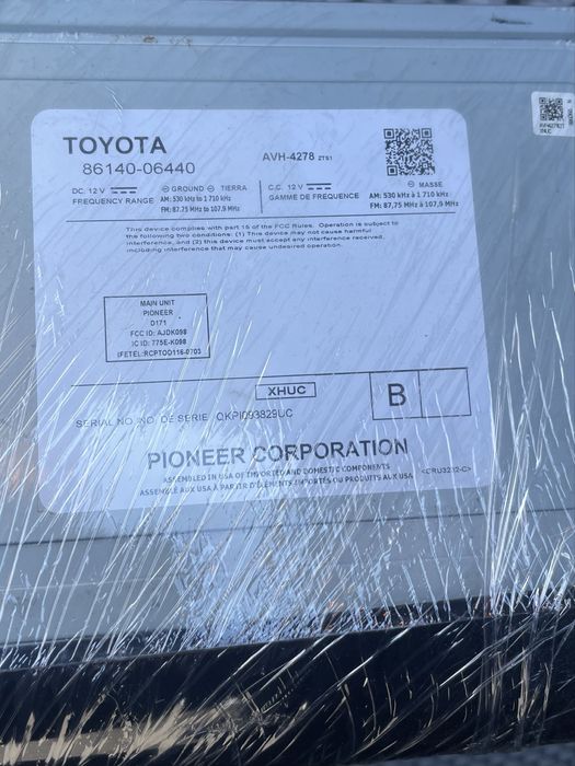 Магнітола , монітор на Camry 70  тойота камрі ,Toyota Camry