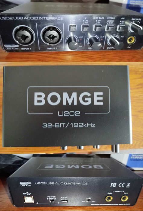 Зовнішня звукова карта аудіоінтерфейс Teyun Bomge Lokchonk Depusheng