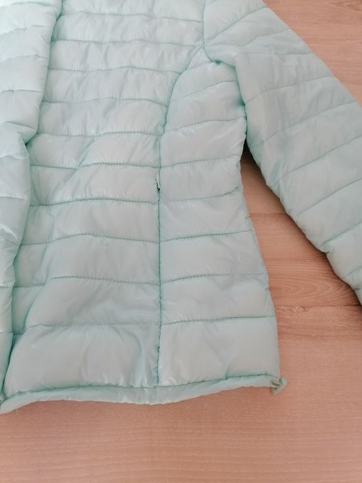 Amisu kurtka pikowana jesienna mięta L XL