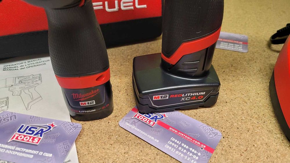 Набір безщітковий шурупокрутів 3rd Gen Fuel M12 Milwaukee 3497-22