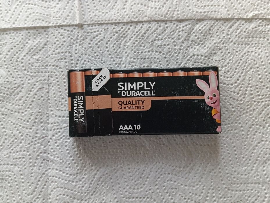 Duracell Simply Baterie alkaliczne AAA 4 opakowania 40 szt.