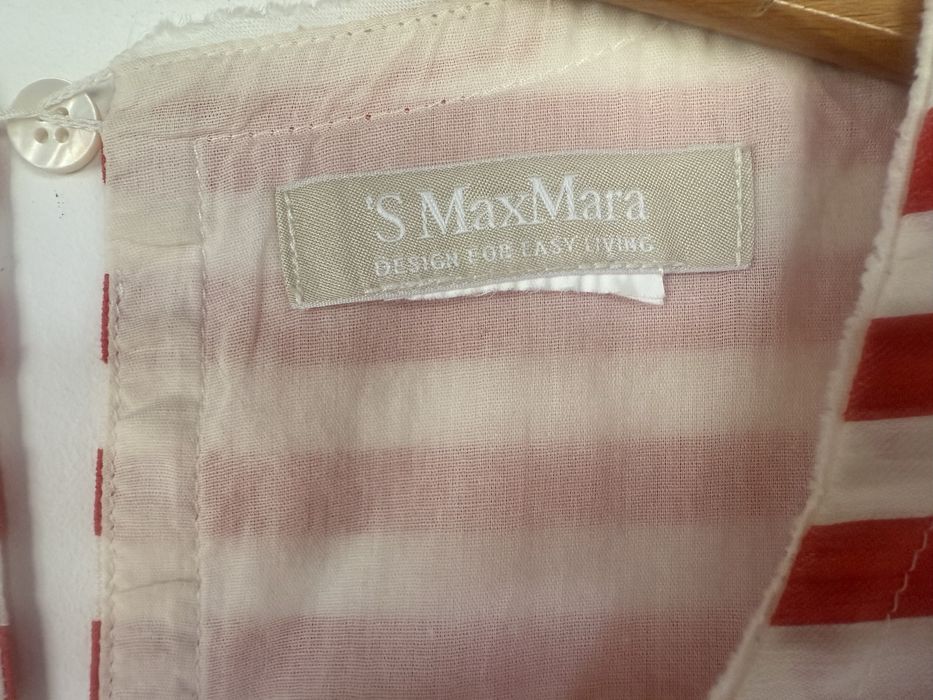Lniana sukienka Max Mara’S bez rękawów