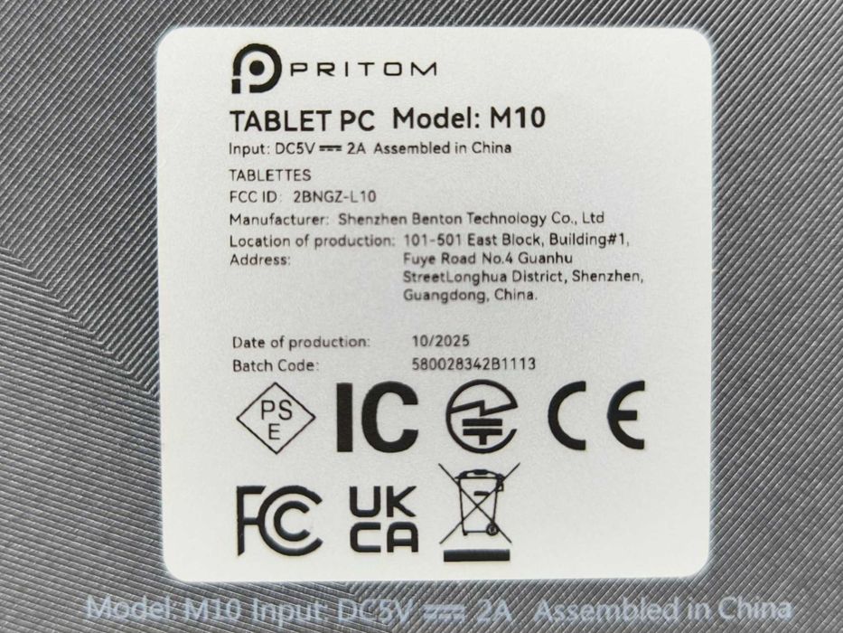 Tablet TronPad M10 Komplet